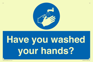Have you washed your hands?